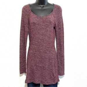 Three Dots Woman Long Sleeve Tunic Sweater Size XS